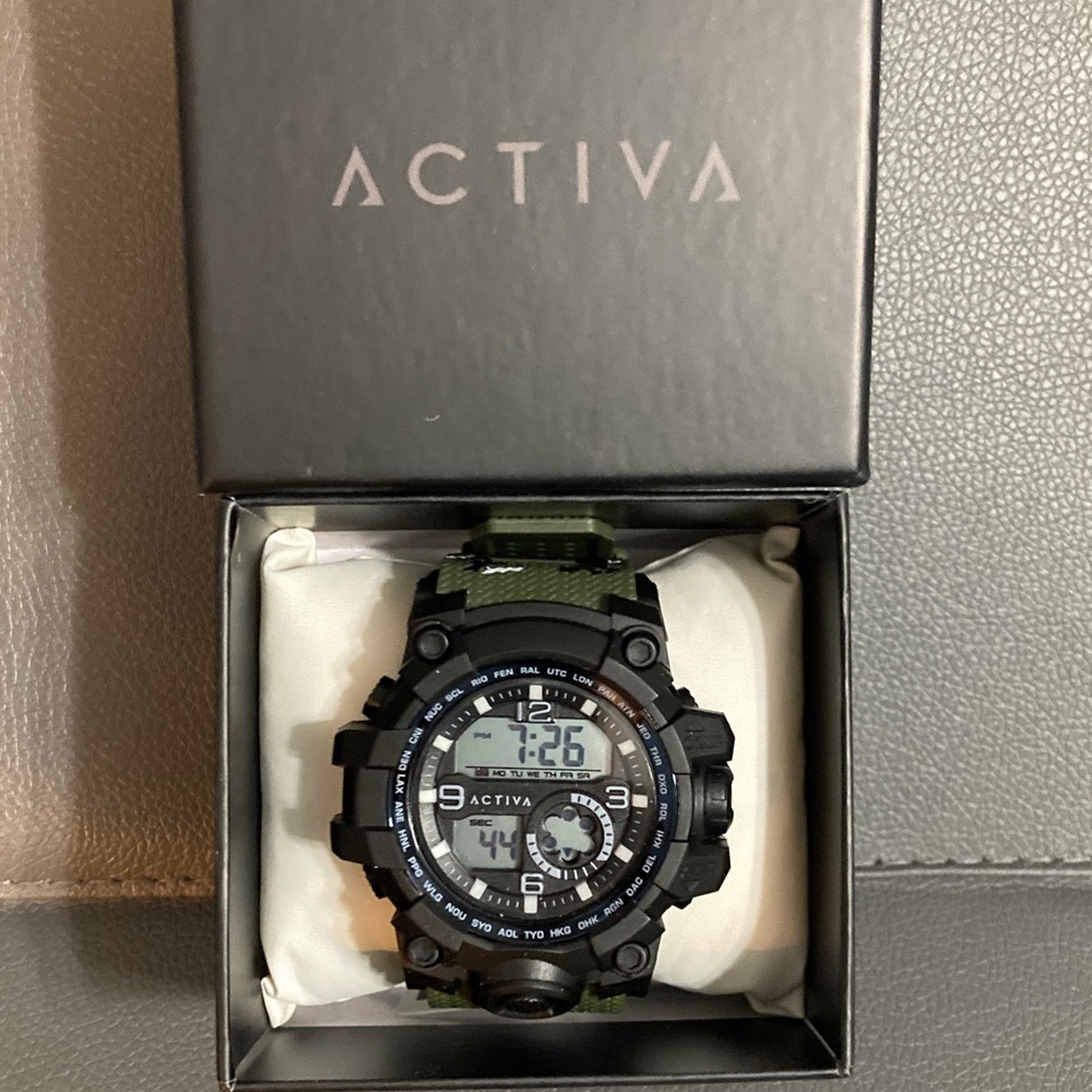 Activa Endurance X Invicta Men's Digital Watch - 54.5mm.Camo Green (ACW435-004) - Picture 2 of 6